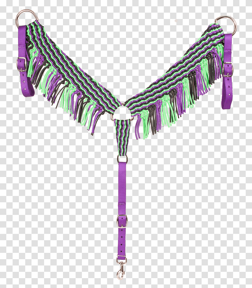 Mustang Nylon Braided Breast Collar With Fringe Purplelimeblack Panties, Accessories, Accessory, Necklace, Jewelry Transparent Png
