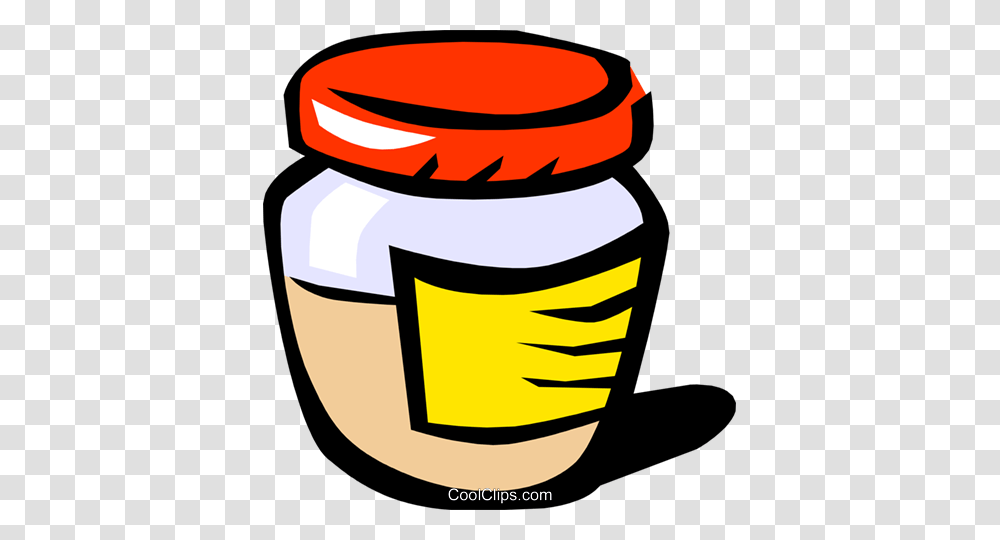 Mustard Jar Royalty Free Vector Clip Art Illustration, Food, Label Transparent Png