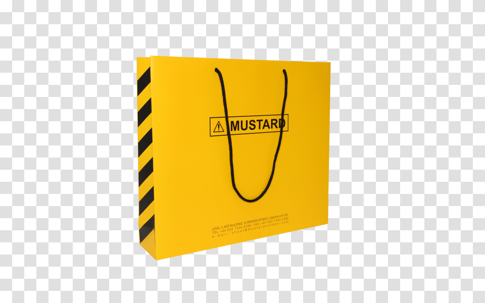 Mustard Luxury Laminated Paper Bags Paper Bag Co, Shopping Bag Transparent Png