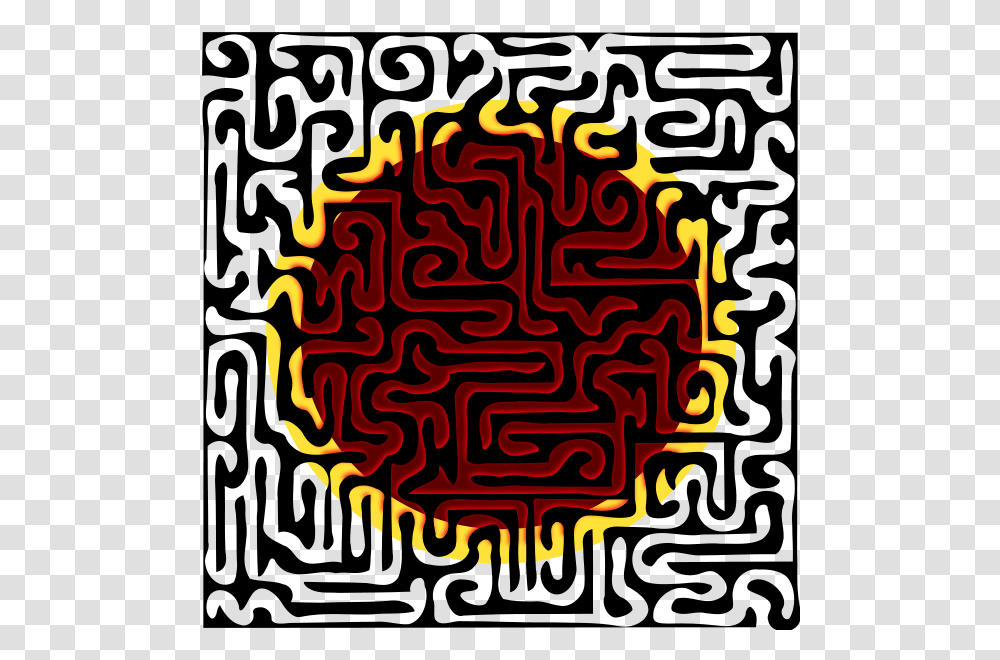 Muster, Maze, Labyrinth, Poster, Advertisement Transparent Png