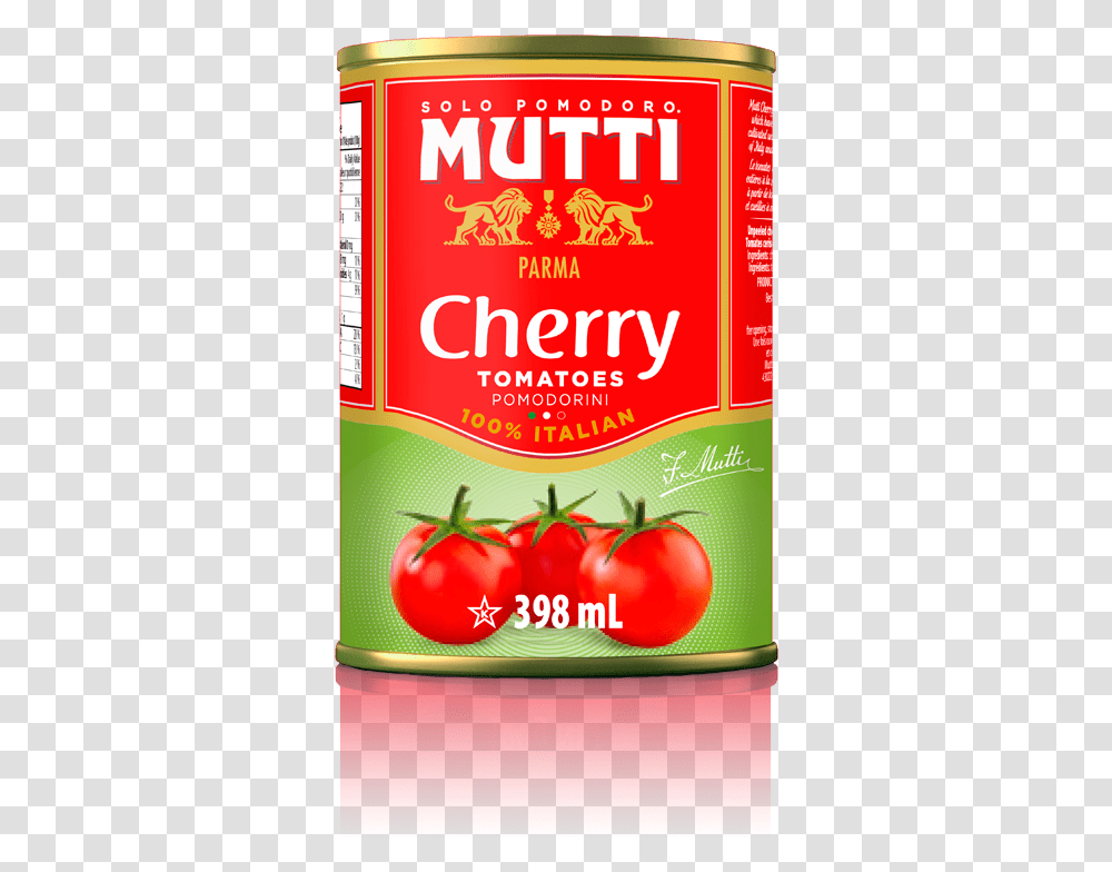 Mutti Cherry Tomatoes, Plant, Food, Vegetable, Ketchup Transparent Png