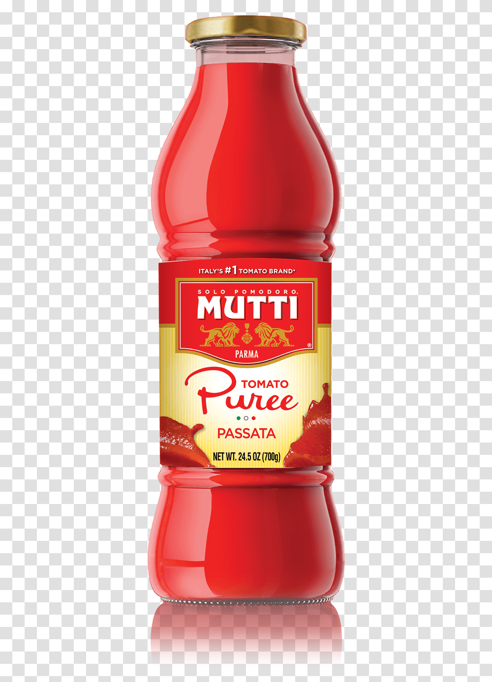 Mutti Tomato Puree, Food, Ketchup, Meal, Seasoning Transparent Png