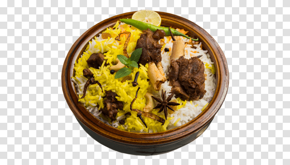 Mutton Biryani3 Steamed Rice, Meal, Food, Dish, Platter Transparent Png