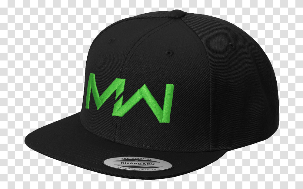 Mw Flat Brim Snapback Hat Baseball Cap, Clothing, Apparel Transparent Png