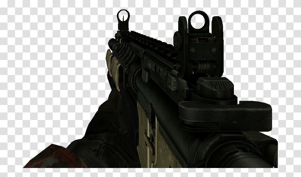Mw2 M4a1 Blue Tiger Cod, Call Of Duty, Gun, Weapon, Weaponry Transparent Png