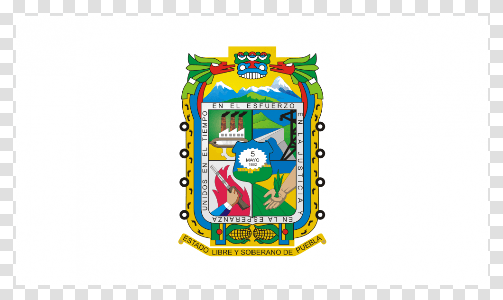 Mx Pue Puebla Flag Icon Puebla Mexico State Flag, Arcade Game Machine, Plot, Doodle Transparent Png