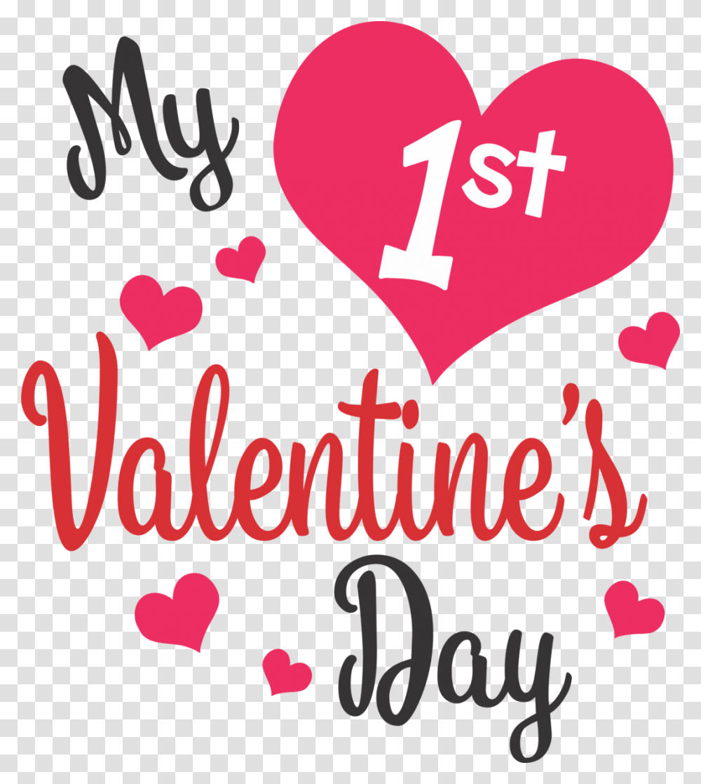 My 1st Valentine Clip Art, Heart, Alphabet, Dating Transparent Png