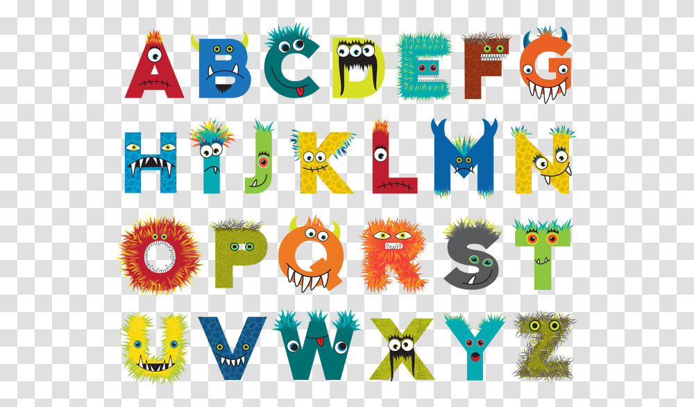 My Abc Book Clipart Image Library Stock 19 Alphabet Font Monsters, Number, Poster Transparent Png