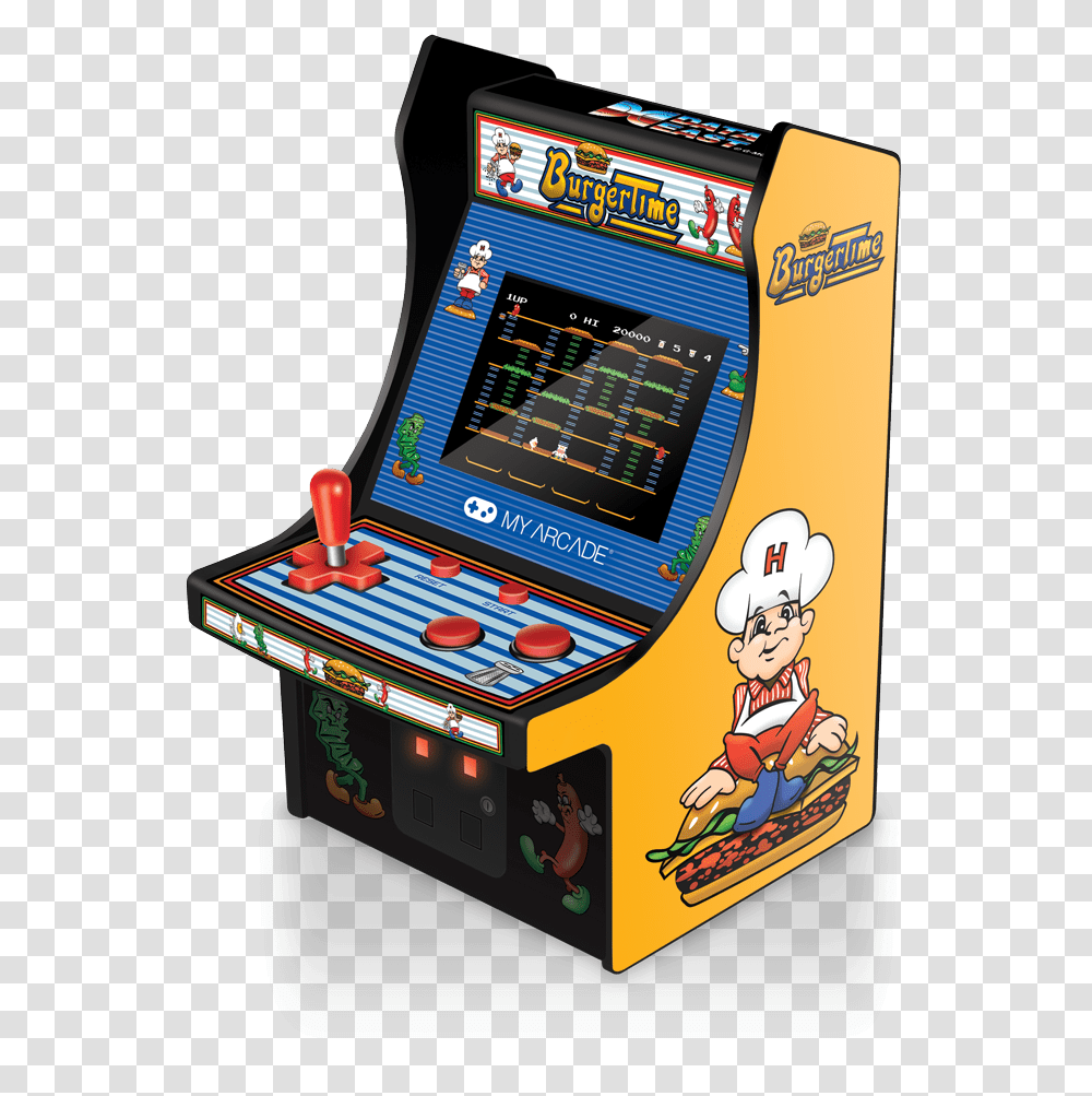 My Arcade Micro Player Burger Time Mini Arcade, Arcade Game Machine, Person, Human, Pac Man Transparent Png
