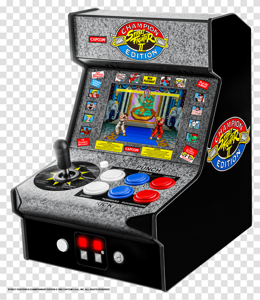 My Arcade Street Fighter, Arcade Game Machine Transparent Png