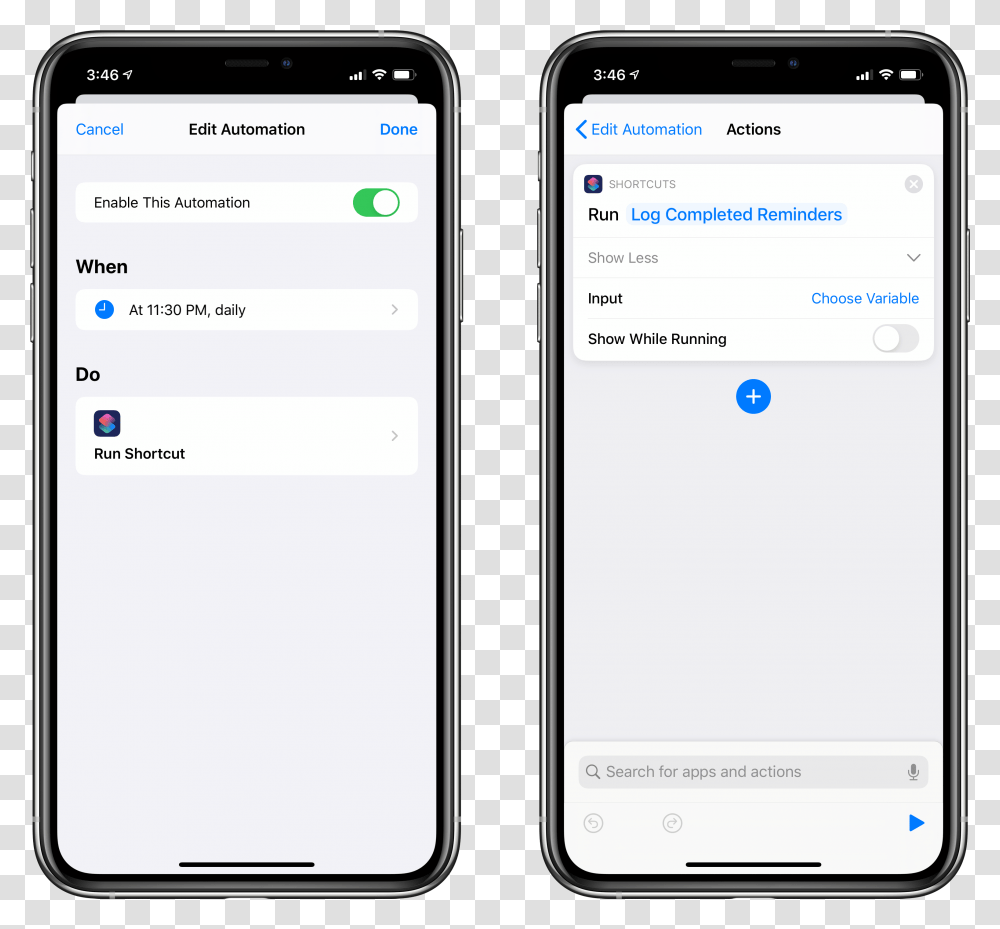 My Automation To Log Completed Reminders Every Day Hdr In Iphone Xr, Mobile Phone, Electronics, Cell Phone Transparent Png