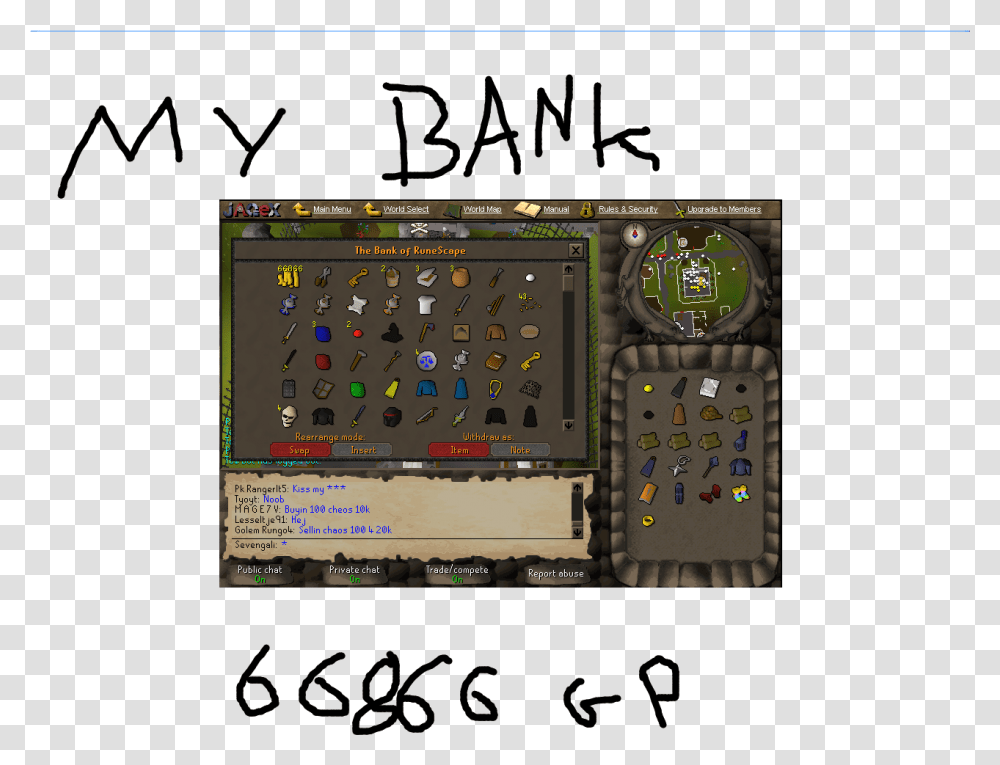 My Bank Runescape, Electronics, Monitor, Screen, Display Transparent Png