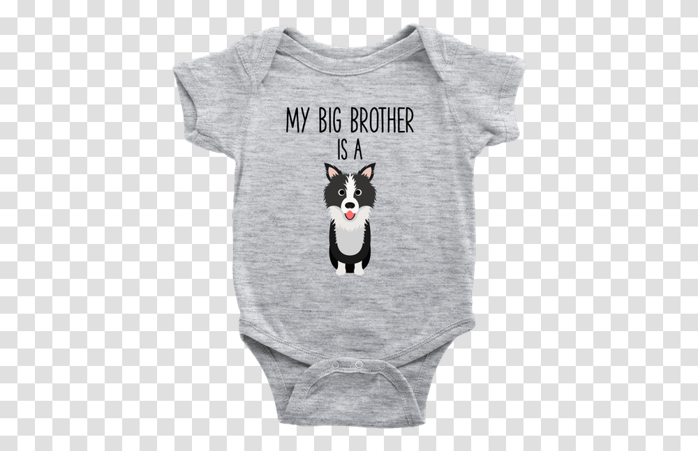 My Big Brother Is A Border Collie Infant Cloth Baby Disney Coco Files, Apparel, Dog, Pet Transparent Png