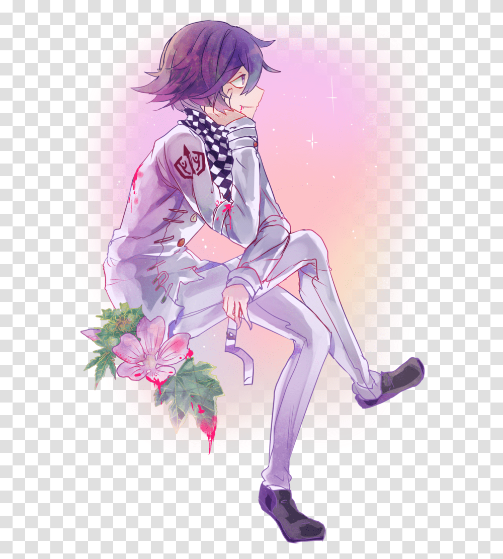 My Blood Sweet And Tear Kokichi Ouma Bg, Person, Robe Transparent Png