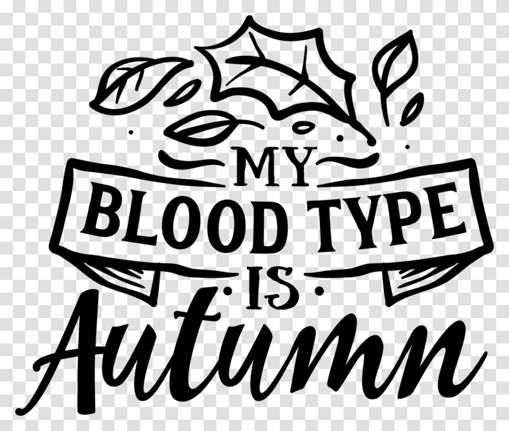 My Blood Type Is Autumn, Gray, World Of Warcraft Transparent Png