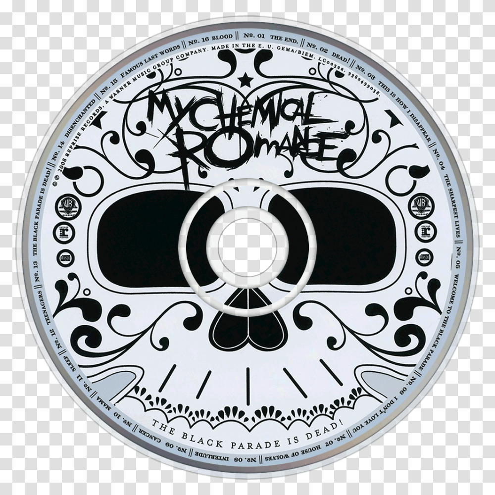 My Chemical Romance The Black Parade Is Dead Cd Disc My Chemical Romance The Black Parade Is Dead Cd, Disk, Dvd Transparent Png