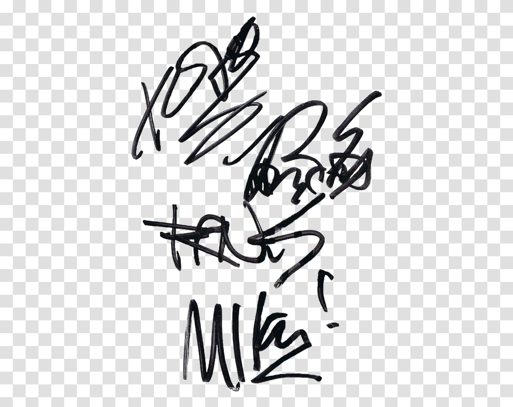 My Chemical Romance This Is From My Own Signed Tbp My Chemical Romance Profile, Handwriting, Calligraphy, Signature Transparent Png
