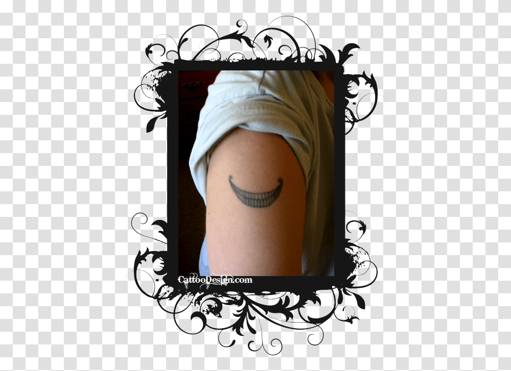 My Cheshire Cat Tattoo Design Photo Cheshire Cat Smile Tattoos, Arm, Skin, Person, Human Transparent Png