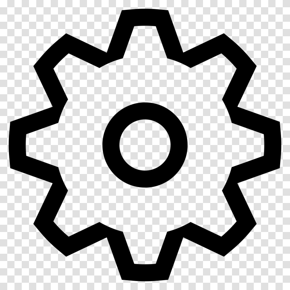 My Cog Icon Free Download, Machine, Gear, Cross Transparent Png