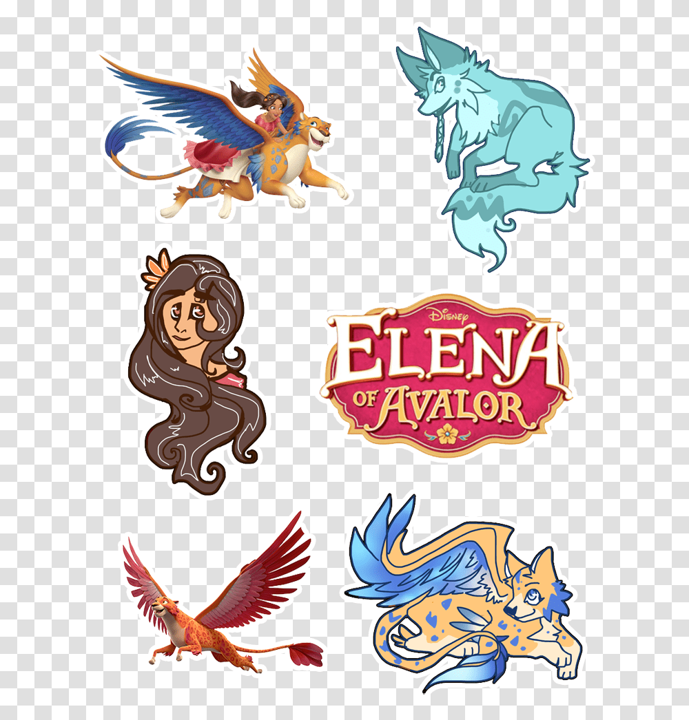 My Complete Elena Of Avalor Sticker Sheet I Own A Elena Of Avalor, Label, Bird, Animal Transparent Png