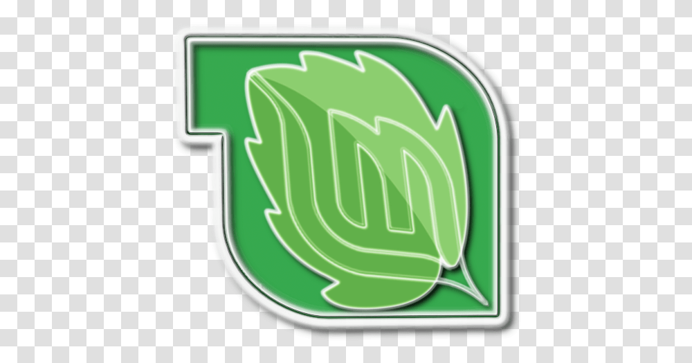 My Concept Linux Mint Logo Linux Mint, Symbol, Armor, Word, Text Transparent Png