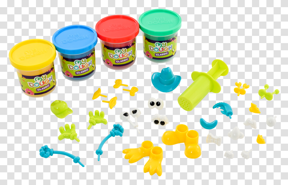 My Dough Funny Faces My Dough, Food, Paint Container Transparent Png