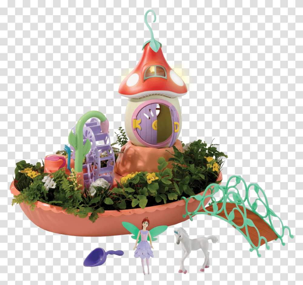 My Fairy Gardenlight Garden For Holiday, Birthday Cake, Plant, Green, Graphics Transparent Png