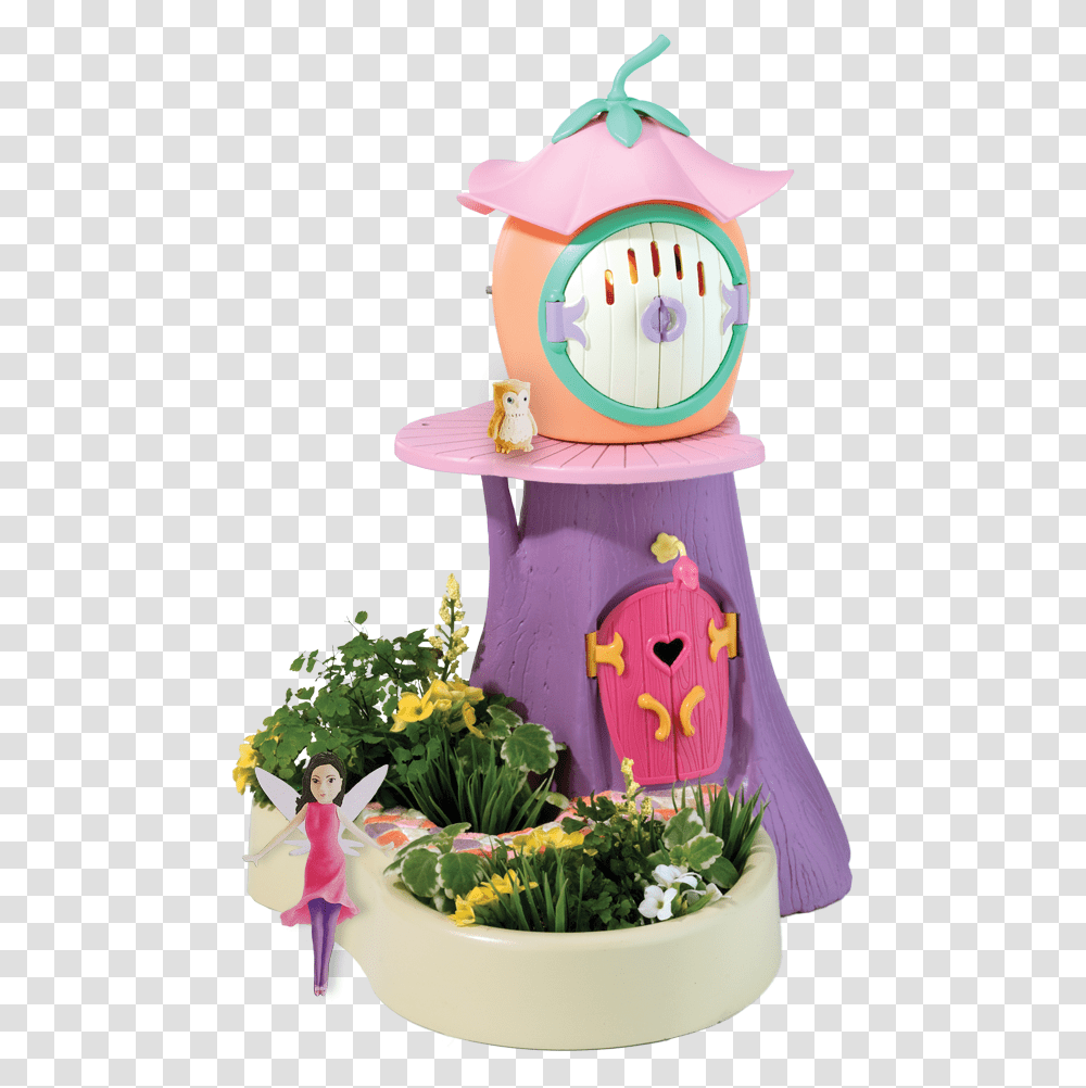 My Fairy Gardenlight Treehouse My Fairy Garden Light Treehouse, Wedding Cake, Vase, Jar, Pottery Transparent Png