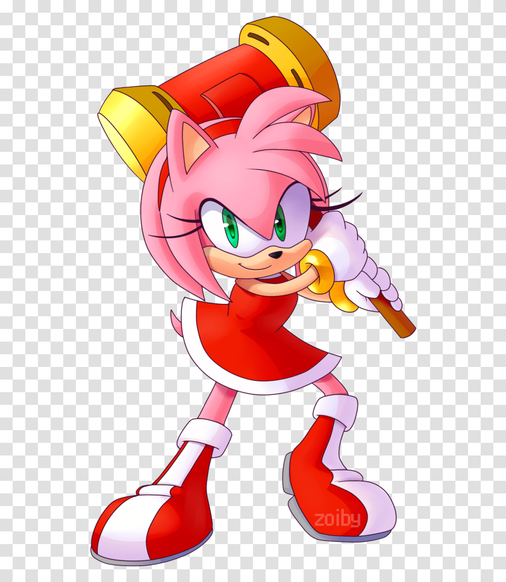 My Favorite Video Game Character Amy Rose Full Size Amy Rose From Sonic The Hedgehog, Toy, Book, Comics, Graphics Transparent Png