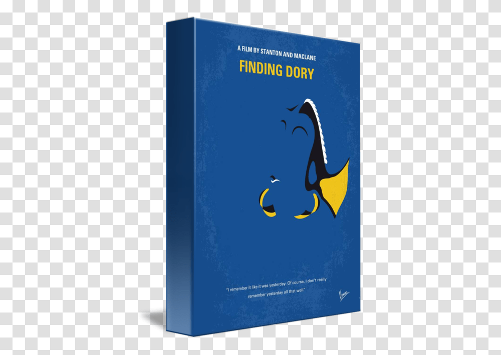 My Finding Dory Minimal Movie Poster, Novel, Book, Bird Transparent Png