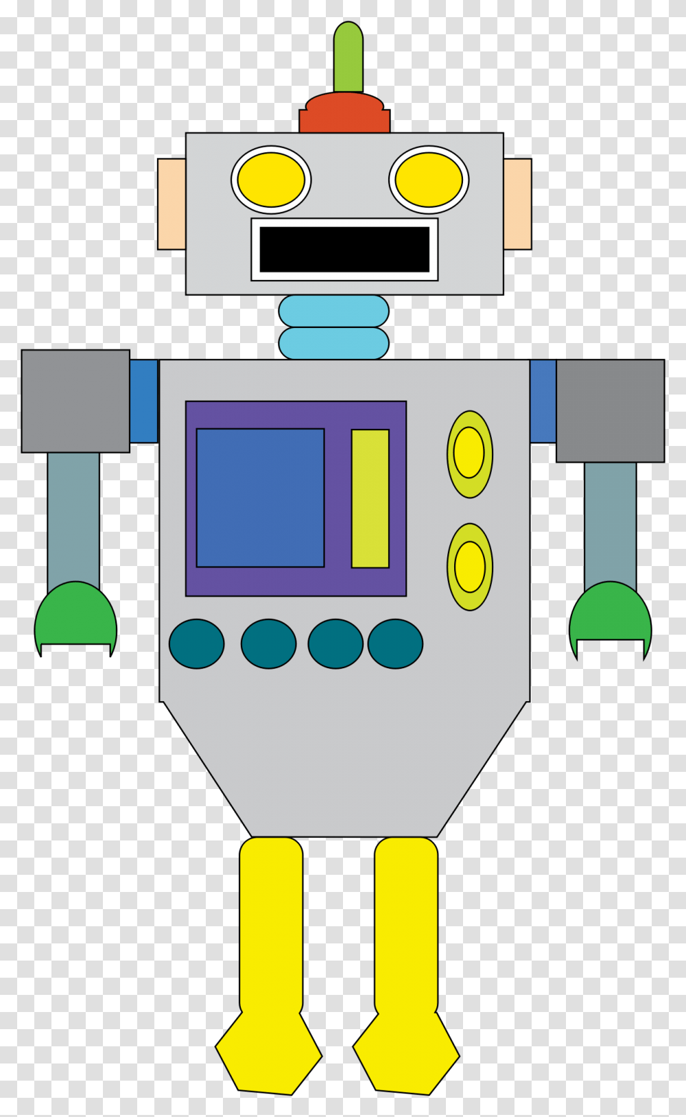 My First Robot Mr Rays Clip Arts, Car, Vehicle, Transportation, Automobile Transparent Png