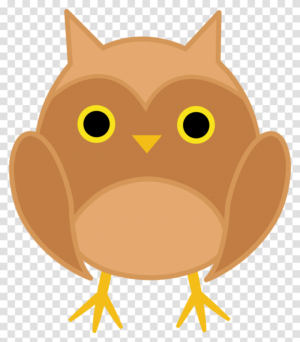 My Free Clip Art Of A Little Brown Owl Owls Owl, Animal, Mammal, Pet, Cat Transparent Png