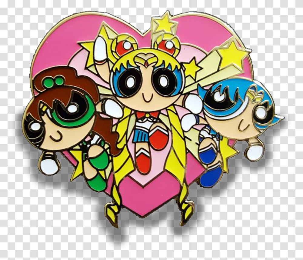 My Friend Designed A Powerpuff Girlssailor Moon Mashup Powerpuff Girls Sailor Moon, Parade, Crowd, Carnival Transparent Png