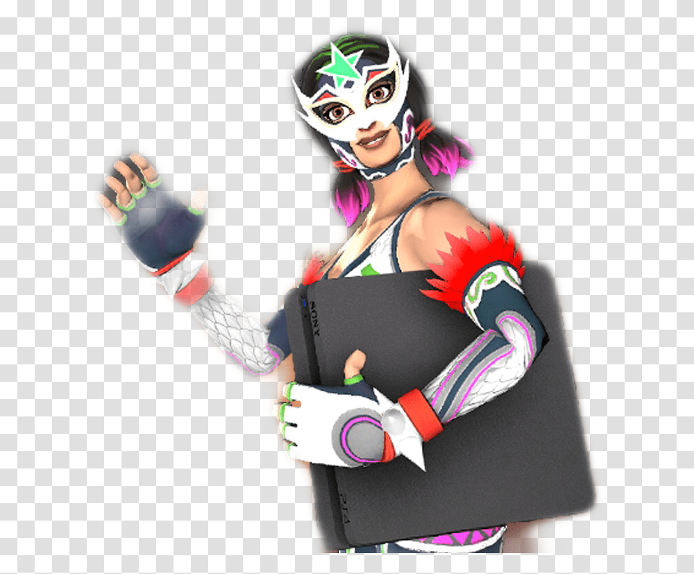 My Friend Made This Lucha Libre, Person, Hand, Costume Transparent Png