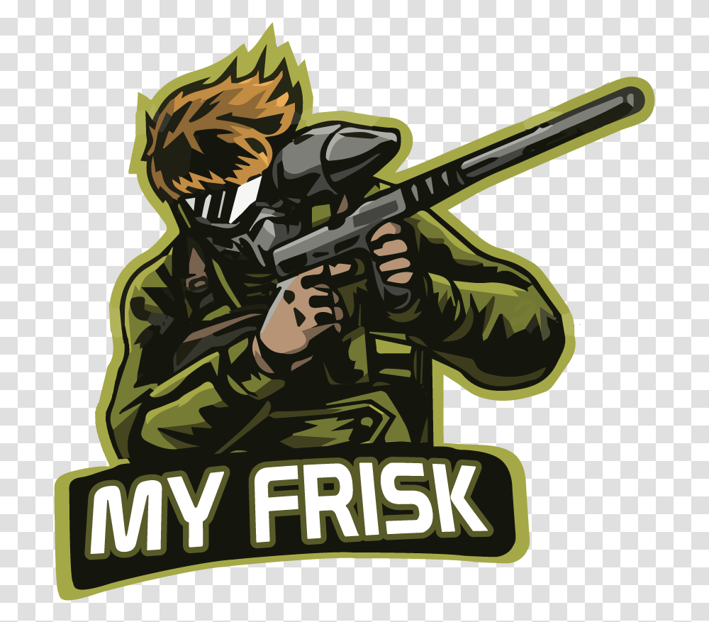 My Frisk Shoot Rifle, Military Uniform, Paintball, Poster, Advertisement Transparent Png