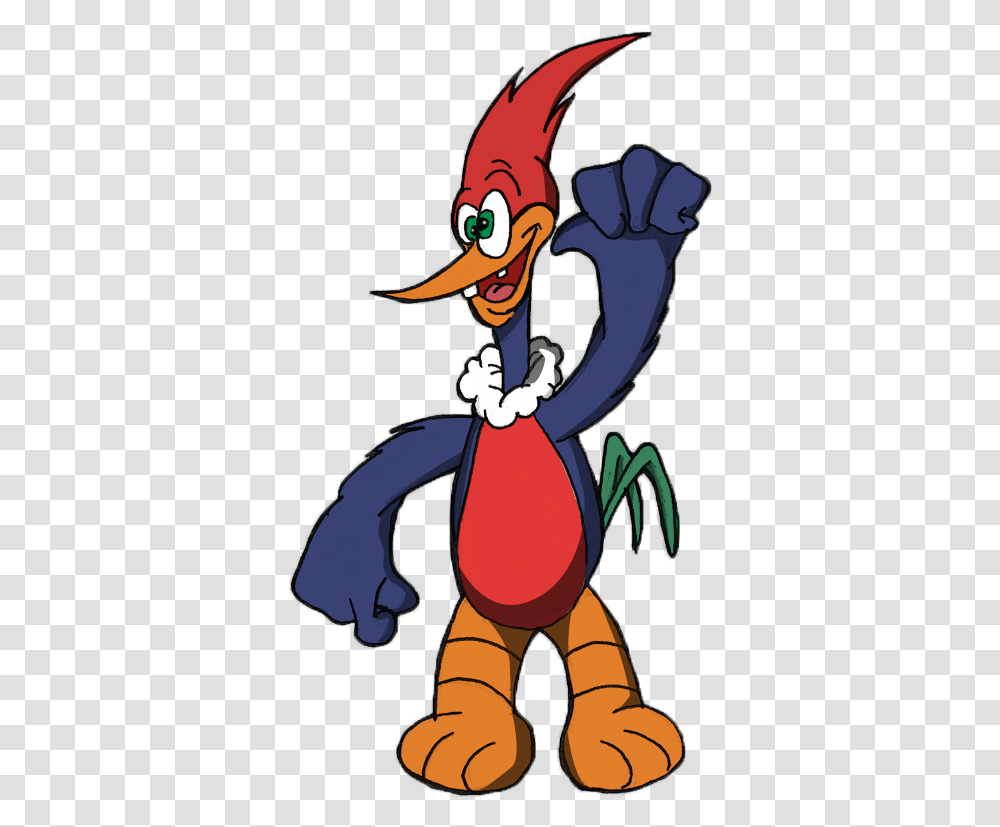 My Frst Color Woody Woodpecker By Dimytriart Woody Woodpecker Old Cartoon, Comics, Book, Animal Transparent Png