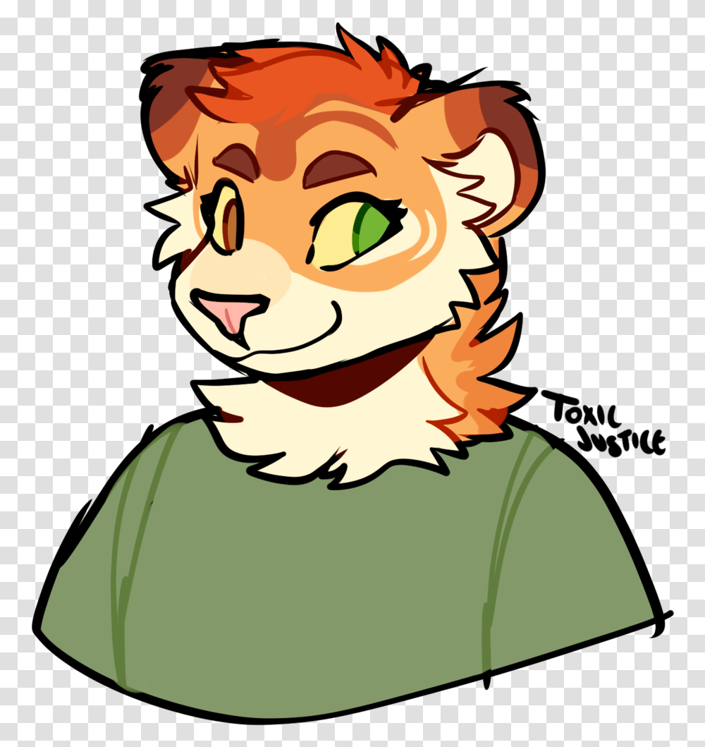 My Fursona But With Short Hair Instead Of That Tuft Cartoon, Face, Person, Human Transparent Png
