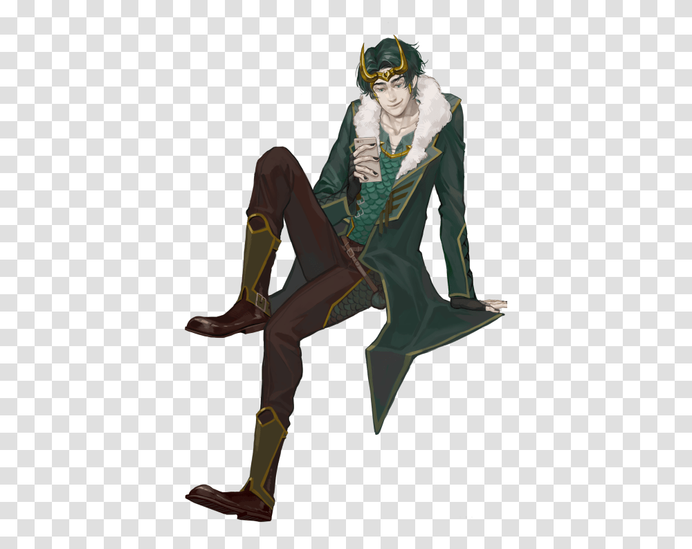 My Gooooorgeous Loki Commission From Yukinnn He S, Costume, Person, Crowd Transparent Png