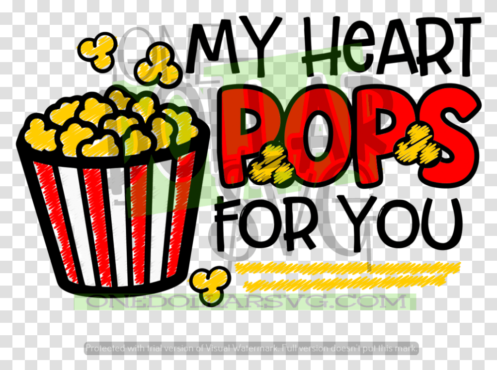 My Heart Pops For You Svg Design, Poster, Advertisement, Text, Paper Transparent Png
