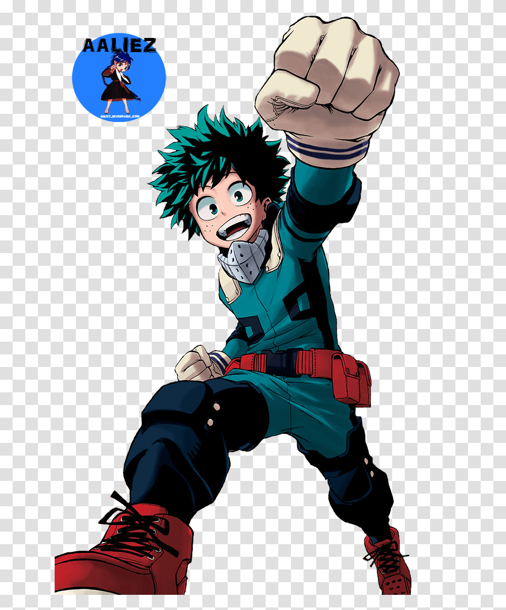 My Hero Academia Art, Person, Hand, Book, Costume Transparent Png