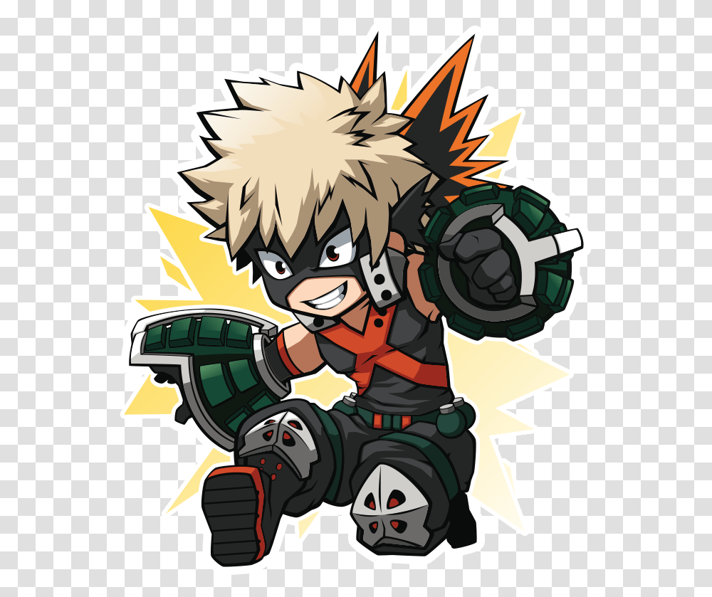 My Hero Academia Bakugo Chibi, Comics, Book, Person, Human Transparent Png