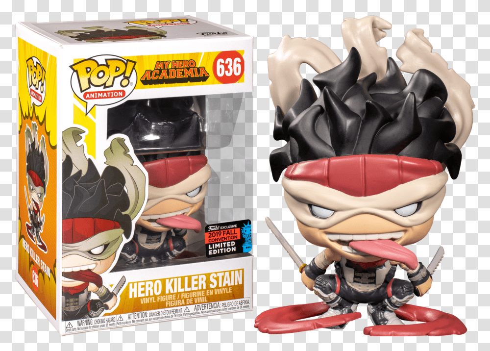 My Hero Academia Dabi Nycc 2019 Shared Exclusive Hero Killer Stain Funko Pop, Helmet, Clothing, Advertisement, Poster Transparent Png
