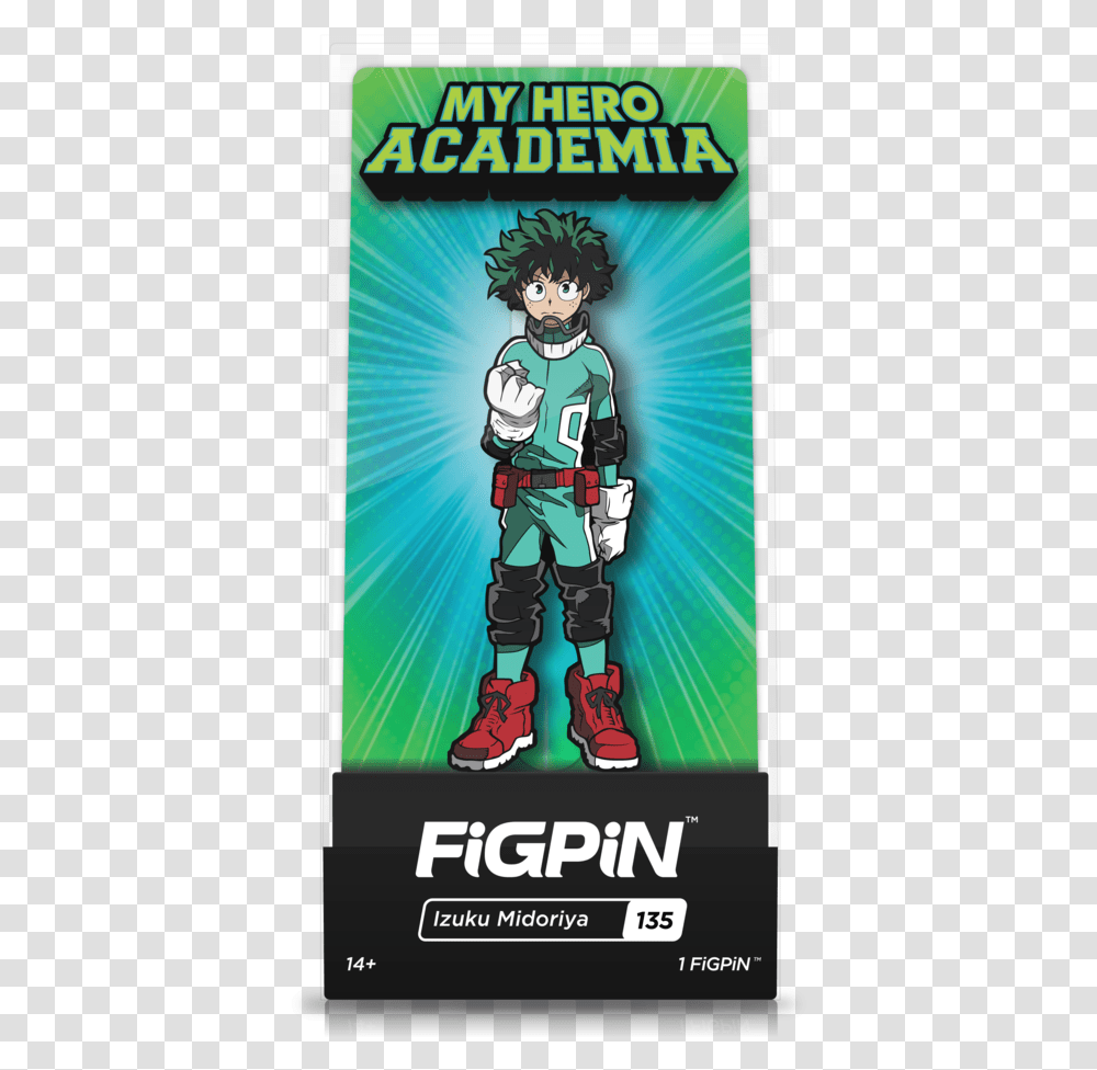 My Hero Academia Figpin My Hero Academia, Poster, Advertisement, Person, Electronics Transparent Png