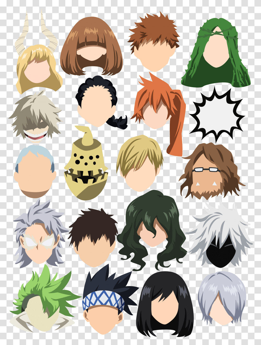 My Hero Academia My Hero Academia Class 1b Quirks, Plant, Seed, Grain, Produce Transparent Png