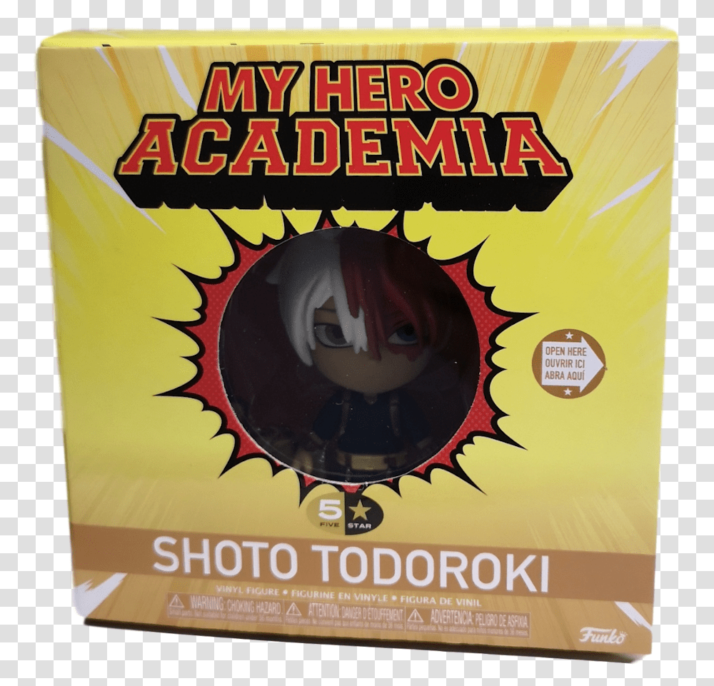 My Hero Academia Shoto Todoroki 3 5 Star Figurine Flying Bullet, Poster, Advertisement, Person, Flyer Transparent Png