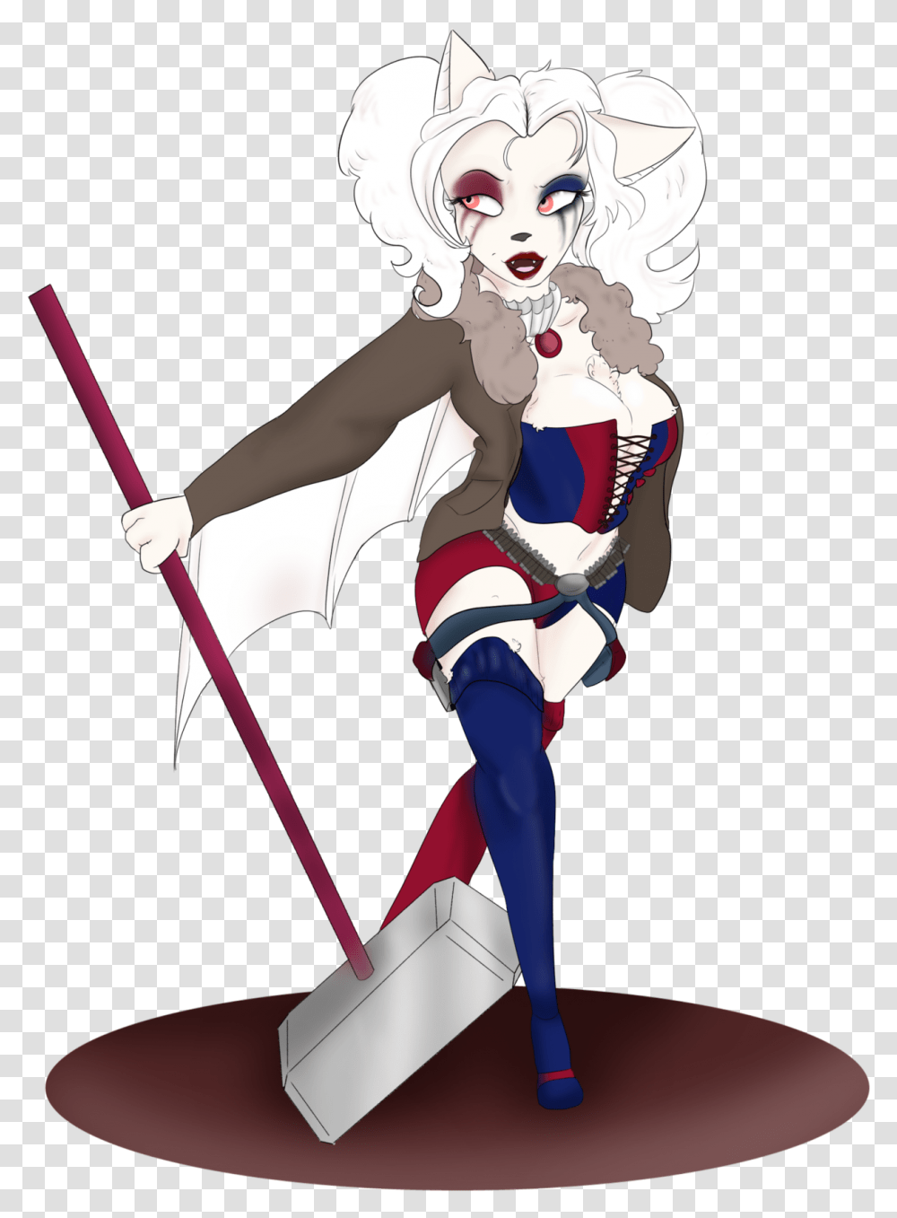 My Hhoc Dressed As Harley Quinn In The New 52 Outfit Illustration, Performer, Person, Human, Leisure Activities Transparent Png