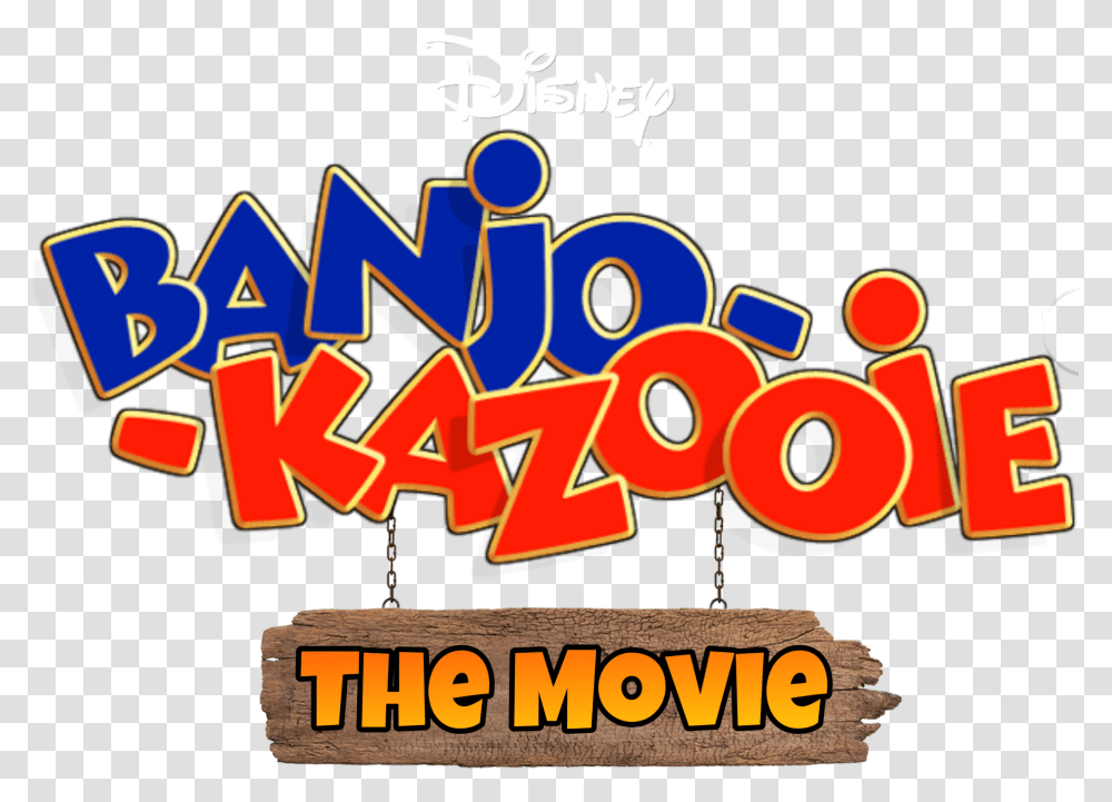My Idea For A Banjo Kazooie Movie Made By Disney Banjo Kazooie Logo, Alphabet, Word, Label Transparent Png