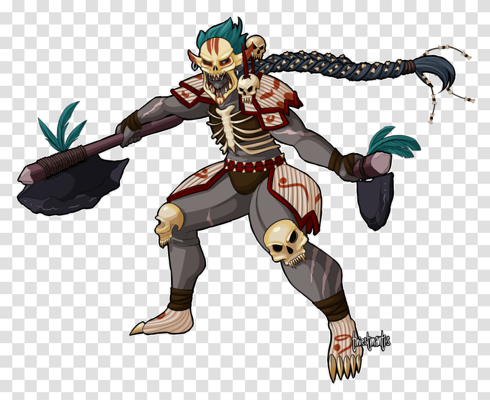 My Laughing Skull Warrior Shok The Gasher They Take Laughing Skull Fan Art, Person, People, Comics, Book Transparent Png
