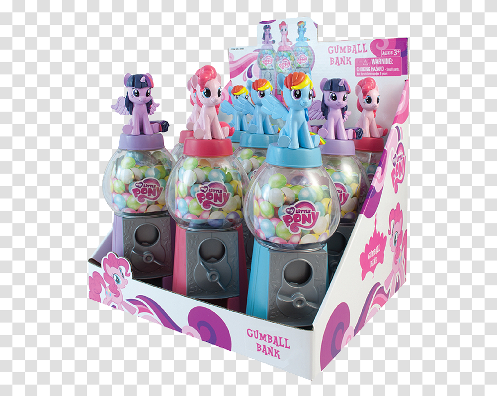 My Little Pony 7 Inch Gumball Bank With Gumballs My Little Pony, Food, Sweets, Confectionery, Candy Transparent Png
