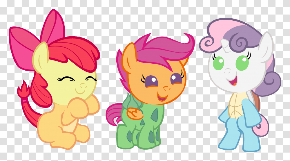 My Little Pony All The Cutie Marks, Drawing, Doodle Transparent Png